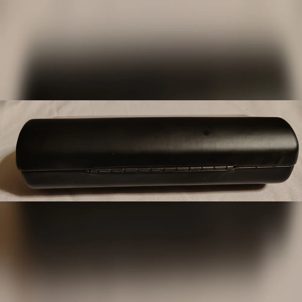 Boss By Hugo Boss Black Hard Clamshell Eyeglasses Case